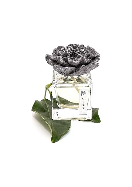 Missi 50 ml Gri Çiçek Taşlı Black Vanilya Oda Kokusu