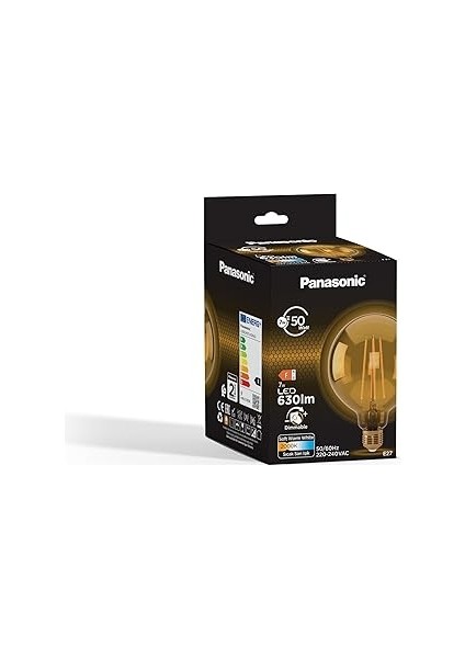 E27 Dim Edilebilir Filaman G95 Lamba 7W 630LM 2000K