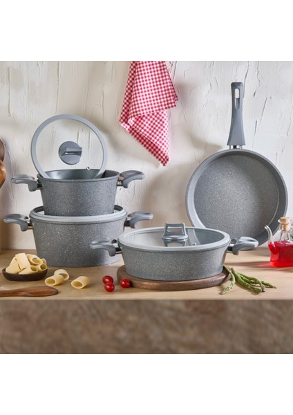 Gülsan Gonca Granit 7 Parça Set