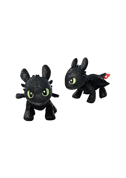 Simba, 6305875346NPB, Dreamworks Dragon Dişsiz Peluş Figürü, Özel ve Detaylı Tasarım, Dayanıklı Kum