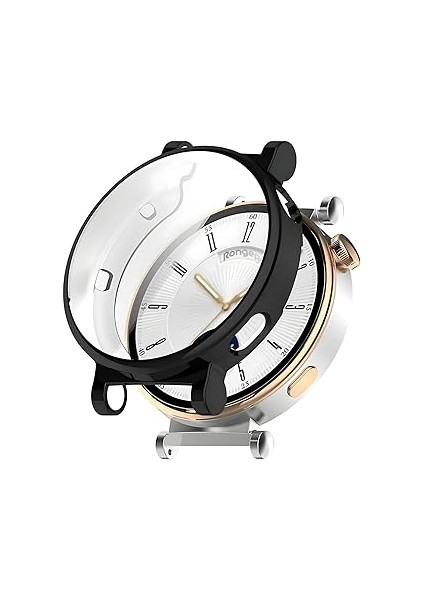 Rongep Watch Gt4 41MM Için Kılıf Yumuşak Tpu Ekran Koruyuculu Dokunmatiği Etkilemeyen Saatin