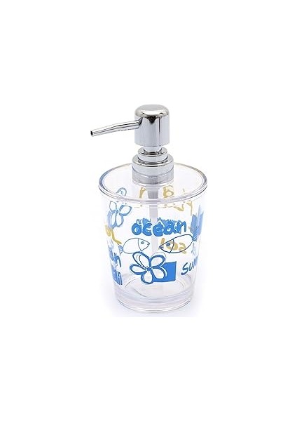 Bosphorus RF2745-7285 Sıvı Sabunluk Deniz Desen Banyo Aksesuarı
