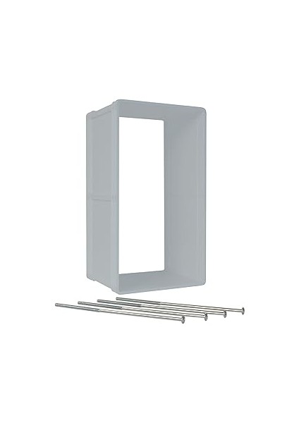 Ideal Evcil Hayvan Ürünleri Tasarımcı Serisi Dalgalı Hava Evcil Hayvan Kapı Duvar Kurulum Kiti, Küç