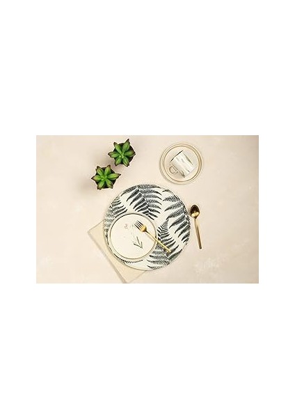 Porland Botanical 19 Parça 6 Kişilik Pasta&çay Takımı