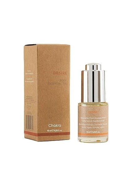 Chakra Vücut Esansiyel Yağı - Desire 10 ml