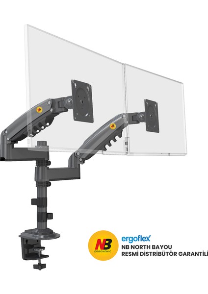 North Bayou NB H180 Amortisörlü Profosyonel 22-35 inch Monitör Standı 2026 Versiyon