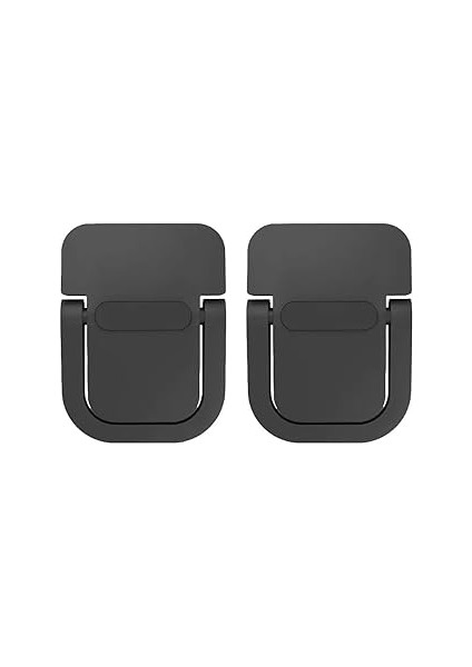 Polham Metal 2 Adet 5mm Yapışkanlı Katlanabilir Laptop Standı,portatif Taşınabilir Si