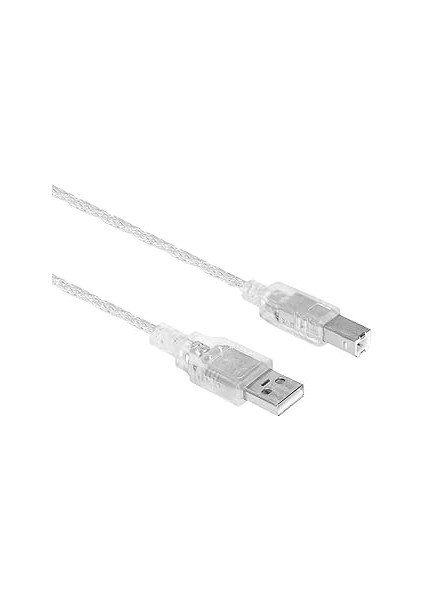 Oem USB250 Usb2.0 5m Şeffaf USB Am/bm Kablo