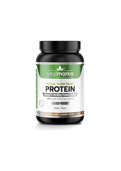 Yeşilmarka Doğal Whey Protein Tozu - Sade 748 gr