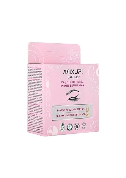 Mixup Lakesis Prolash Peptit Kaş Şekillendirici Wax 50 ml