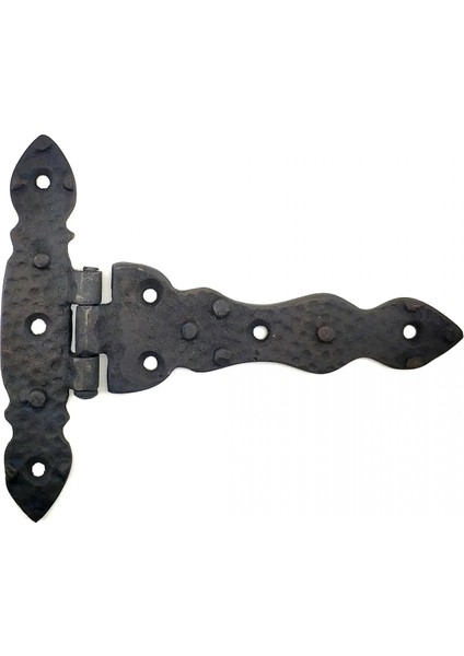 Antika Tarz Dekoratif Pirinç Kuyruklu Düğmeli Menteşe No2 - 138X167 Mm, Oksit