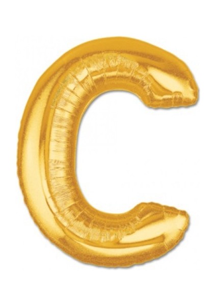 Altın Sarısı Folyo Harf Balon 1 Metre