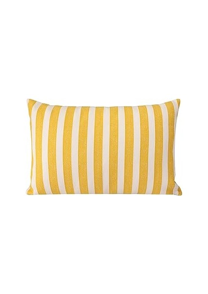 Porland Funky Sarı Çizgili Yastık 35X55CM