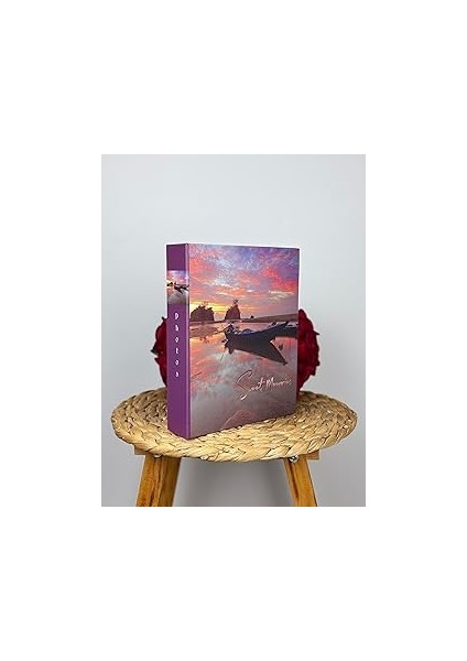 Rabsev Fotoğraf Albümü 10X15CM 200 Fotoğraf Kapasiteli Renkli Sandal Desenli Anı Albümü