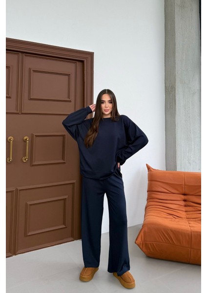 Yumuşak Premium Kumaş Uzun Beli Lastikli Modal Alt-Üst Takım modelleri