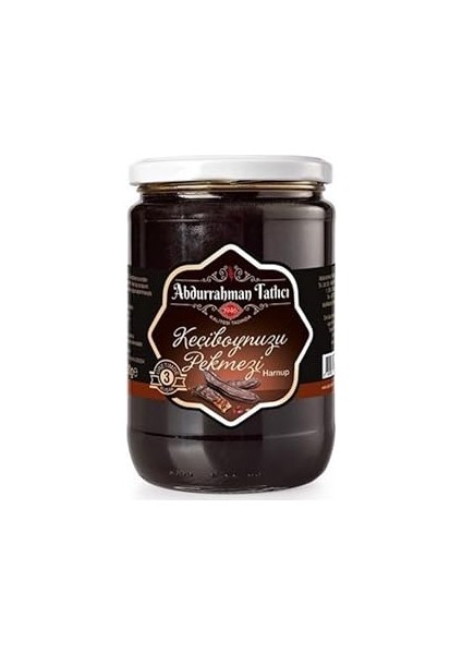Abdurrahman Tatlıcı Harnup Pekmezi Cam Kavanoz 800G