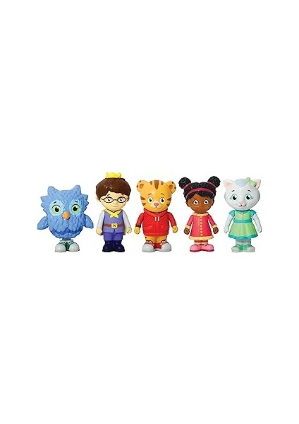 Daniel Tiger's Neighborhood Friends Figür Seti (5'li Paket)