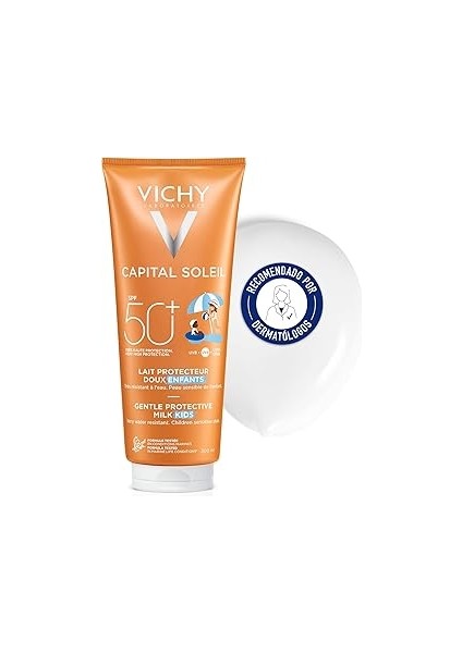 Capital Soleil Gentle Protective Milk Çocuklar Için Yüksek Korumalı Yüz ve Vücut Sütü Spf 50