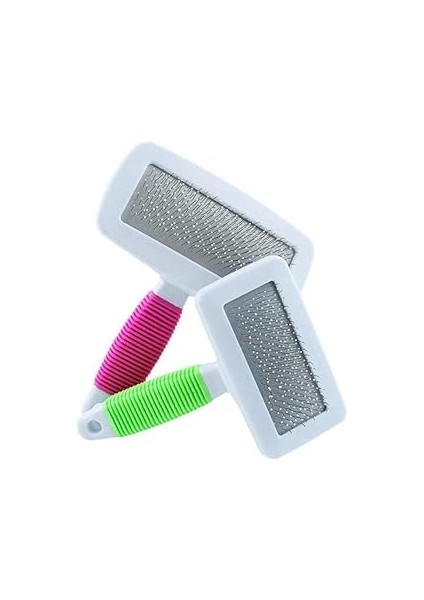 Ti̇neke Evcil Hayvan Kedi Köpek Tüy Tarama Kaşıma Fırçası Tarağı Telli Fırça Renkli Sap (1 Adet)
