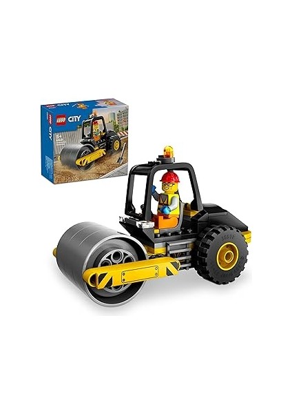 City Yol Silindiri 60401 – 5 Yaş ve Üzeri Erkek ve Kız Çocuklar Için Yapılabilir Inşaat Aracı,