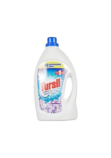 Tursil Komple Çözüm Leylak Bahçesi 53 Yıkama Sıvı Çamaşır Deterjanı Ekonomik Boy 1 x 3440 ml