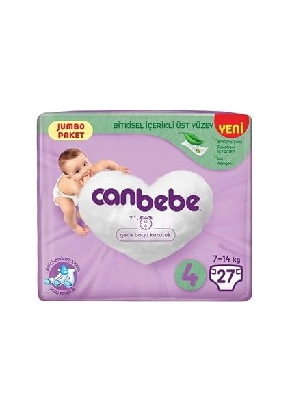 Canbebe Baby Diapers Bebek Bezi, Pnm Maxi 27X4