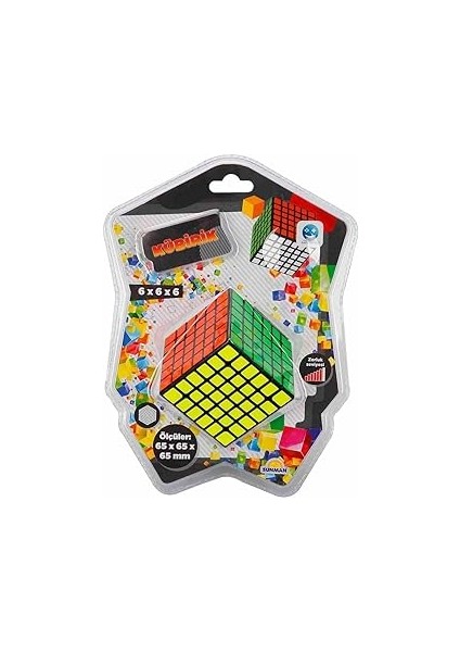 201000603 Smile Games Kübirik Zeka Küpü 6X6X6, Çok Renkli