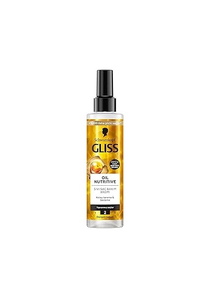 Gliss Oil Nutritive Sıvı Saç Bakım Kremi 200 ml