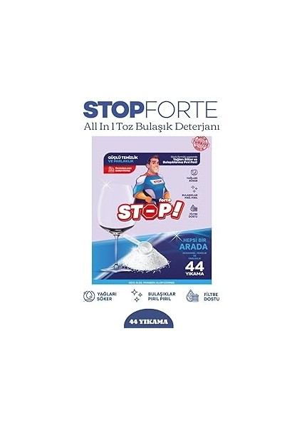 Stop Forte Toz Bulaşık Deterjanı