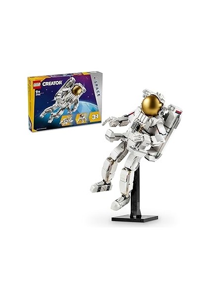 Creator 3’ü 1 Arada Uzay Astronotu 31152-9 Yaş ve Üzeri Çocuklar Için Köpek ve Jet Seçen