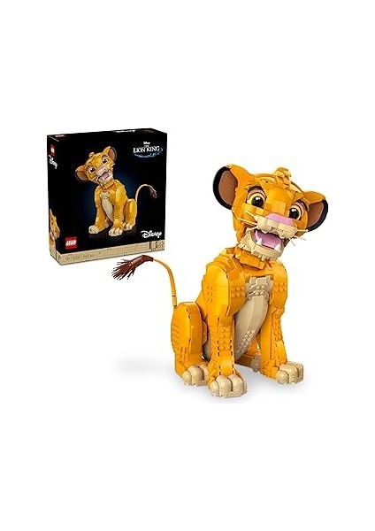 Genç Aslan Kral Simba 43247 - Kadınlar ve Erkekler Için Koleksiyonluk Hayvan Fi