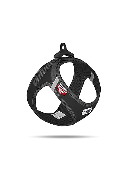 Vest Harness Curli Clasp Softshell Black 2xs