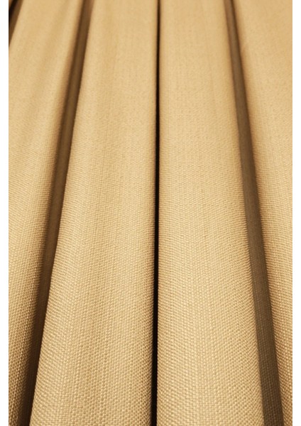 Keten Fon Perde, Deve Tüyü, Pano Fon, Sık Pile, Kuşaklı, Düz Renk, Tek Kanat fırsatları