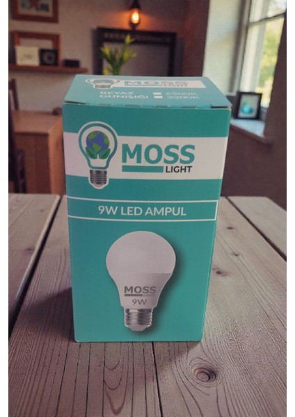 Moss LED Ampul 9 W (60W) Günışığı 3000K ( 1 Adet ) fırsatları