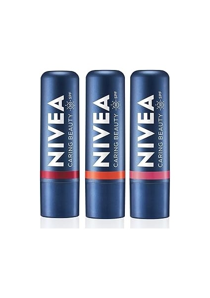 SPF30 Nemlendirici Dudak Bakım Kremi 4.8gr, Mercan, Rose, Kırmızı Renkli, Dudak Yanak, Allık