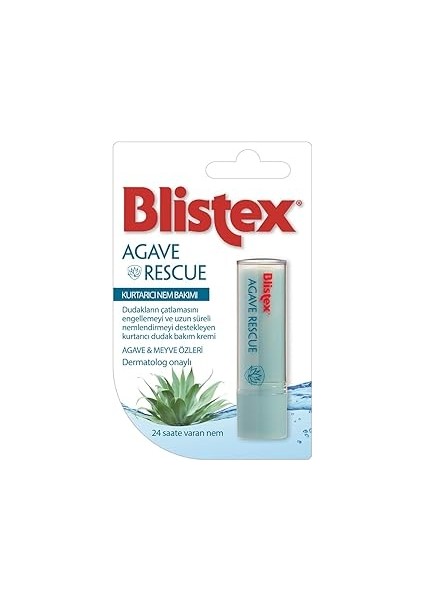 Blistex Agave Rescue Uzun Süreli Nemlenmeyi Destekleyen Kurtarıcı Dudak Bakım Kremi 3.7 G