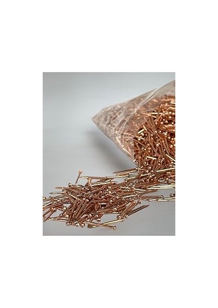 Gürbüz Filografi Bakır Renkli Top Başlı 250 Gram Filografi Çivisi