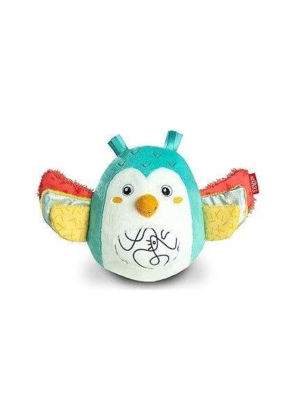 Fehn Stand-Up Man Bebek Oyuncak Baykuş - Stand-Up Figürü Kavrama, Hissetme ve Dürtme Için Bebek Mot