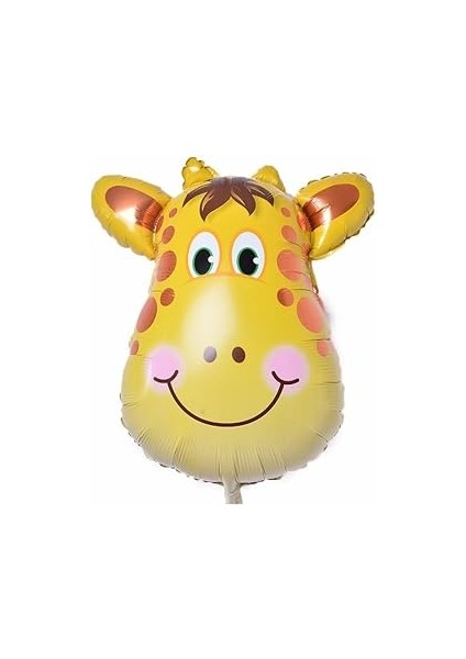 Parti̇ Vi̇tri̇ni̇ Zürafa Kafası Safari Folyo Balon 46 x 63 cm