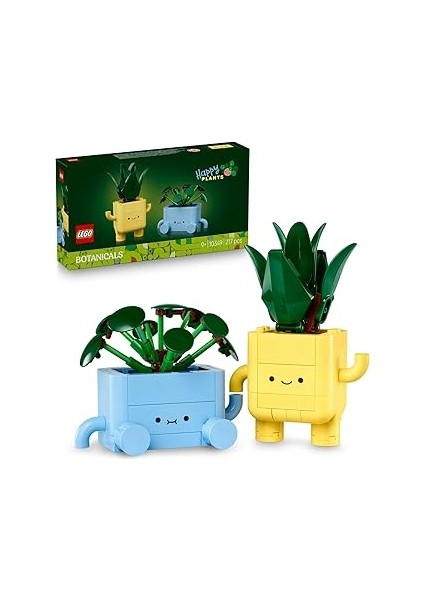 Botanicals Mutlu Bitkiler 10349-9 Yaş ve Üzeri Bitki Sever Çocuklar Için Renkli Saksılı Yapım