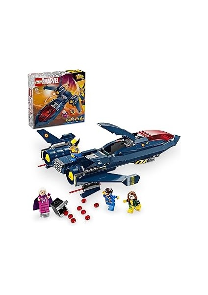 | X-Men X-Jet 76281 – 8 Yaş ve Üzeri Süper Kahraman Seven Çocuklar Için Inşa Edilebilen