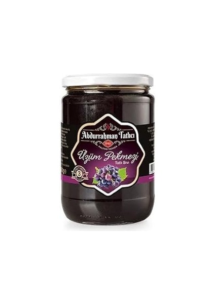 Abdurrahman Tatlıcı Üzüm Pekmezi Cam Kavanoz 800G