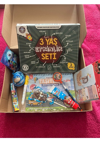 Süper Kahraman Kutusu & 3 Yaş Erkek Çocuk Hediye Seti, Zeka Gelişimi & Temalı Hediye Kutusu