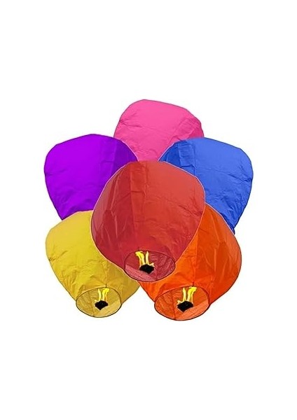 Mobee Gece Gökyüzü Dilek Feneri Dilek Balonu Büyük Uçan Romantik 3 Adet