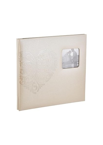 Photo Albums Fotoğraf Albümleri MB-10EW Postbound Kabartmalı Suni Deri Çerçeve Kapak Düğün