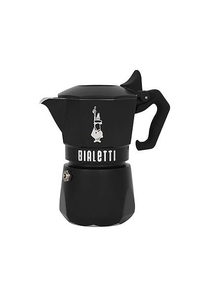 - Brikka Exclusive: 2 Cups Ocak Üstü Bol Köpüklü Espresso Pişirici - 100ML - Siyah Renk -