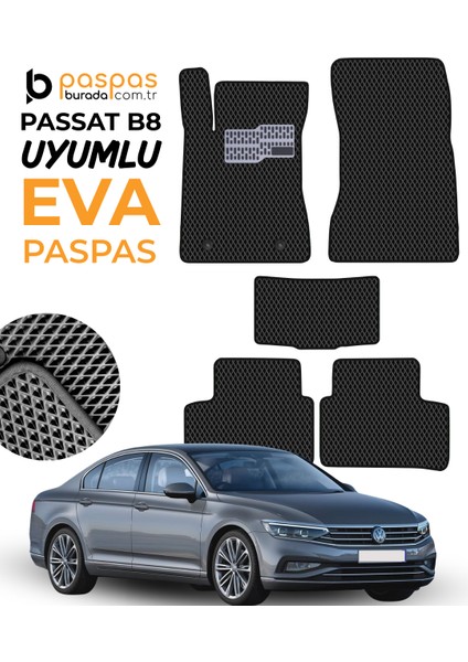 Passat B8 Uyumlu Hücreli Premium Eva Paspas Seti