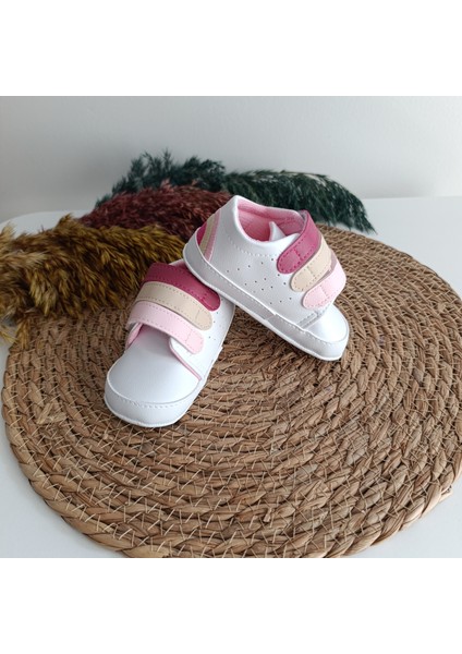 Kız Premıum 7378 Üç Bantlı Ilk Adım Patik Ayakkabı 17-18-19 No