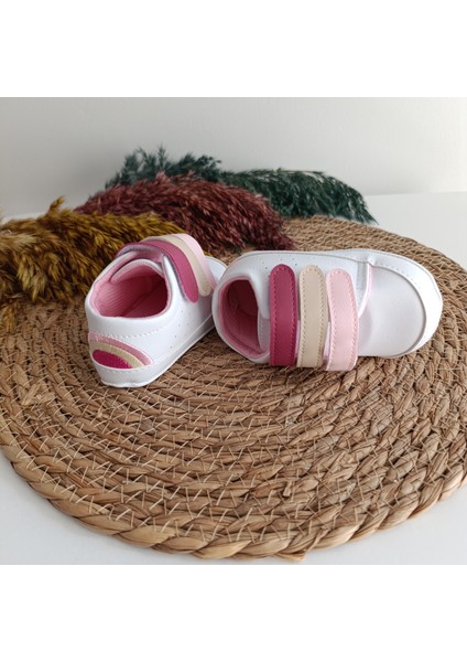 Kız Premıum 7378 Üç Bantlı Ilk Adım Patik Ayakkabı 17-18-19 No modelleri