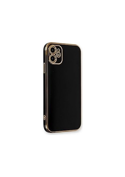 Microsonic 11 Için Kılıf Olive Plated Siyah [ıphone 11 ile Uyumlu Kılıf - Siyah]